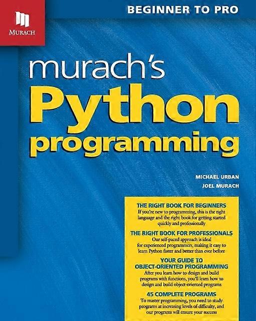 Murach's Python Programming - Joel Murach - Paperback - en Book