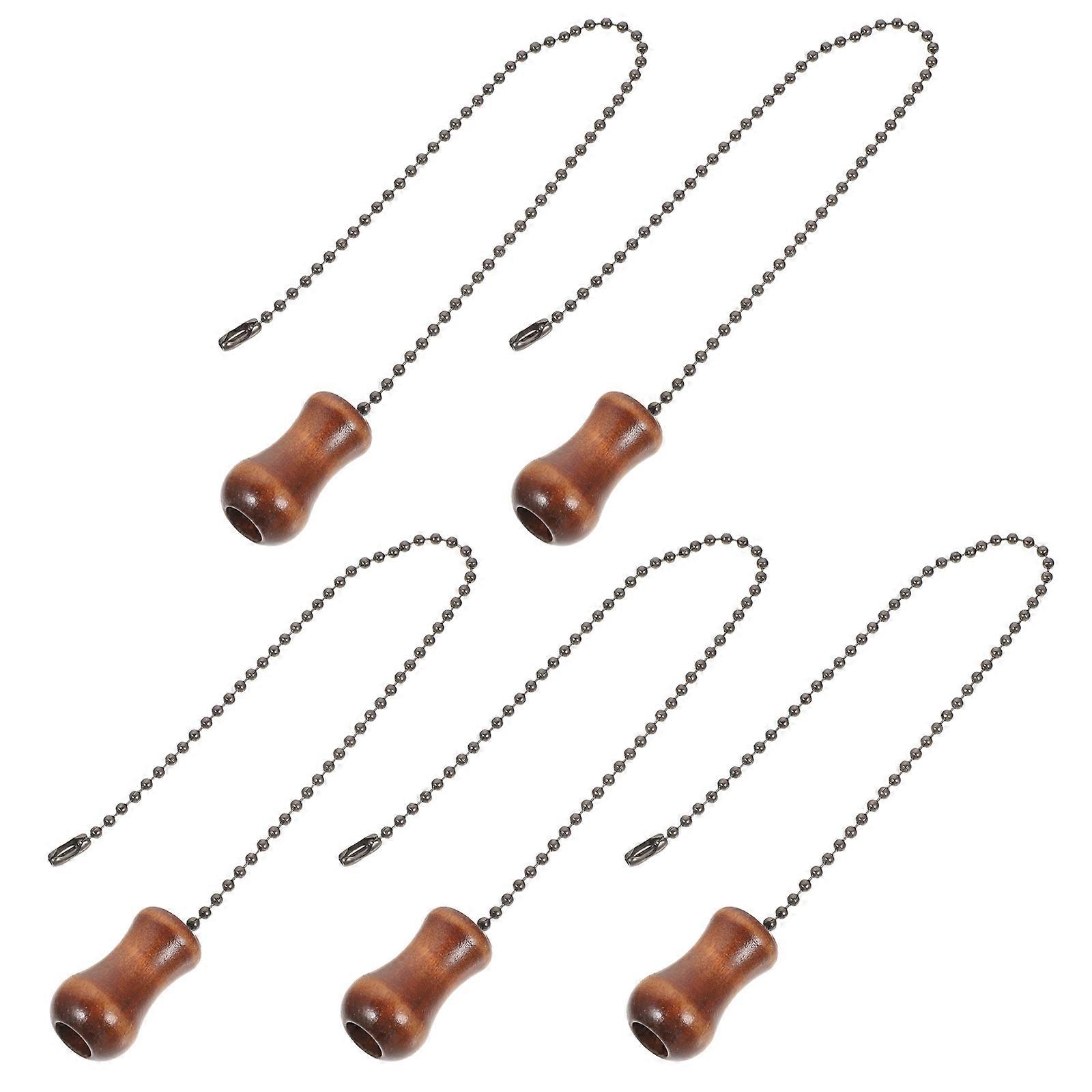 5pcs Ceiling Fan Pull Chain Fan Beaded Pull Chain Light Fixture Pulling Chain