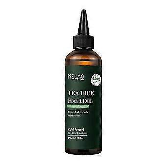 Teepuuöljy hiuksille | Jojoba- ja rypäleensiemenöljyillä | Rauhoittaa kutisevaa päänahkaa ja taistelee hilsettä vastaan | Kylmäpuristettu | Ei rasvainen | 150 ml
