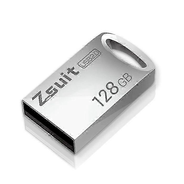 128GB USB 2.0 Mini Metal Ring Shape USB Flash Disk