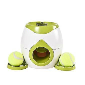 Dog Toy  Tennis Pet Ball Launcher Dog Toys Tennis Food Reward Machine Thrower Interactive Feeder Toy