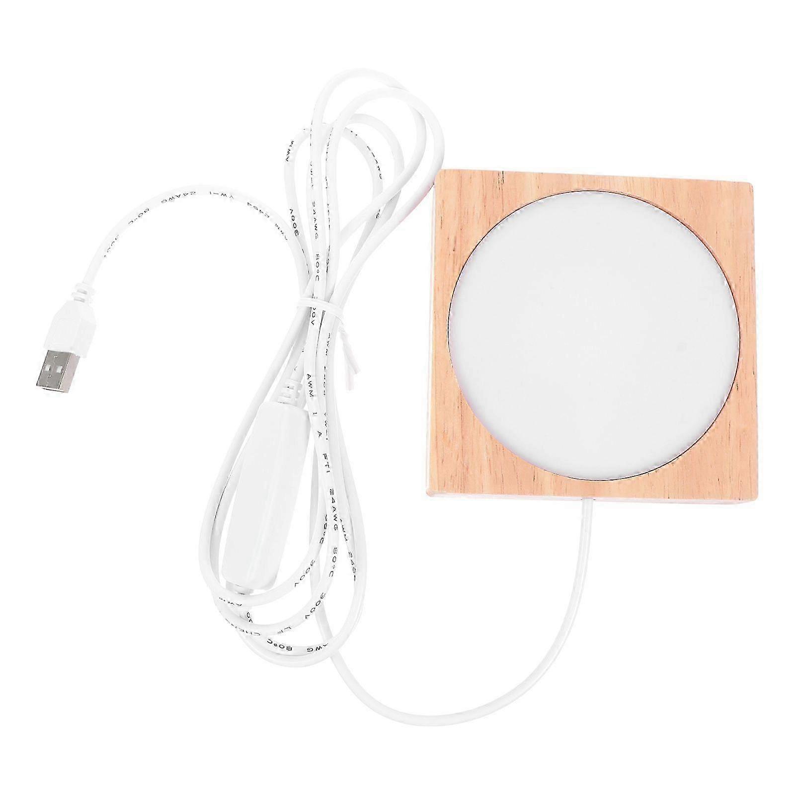 1PC Simple LED Luminous Base Creative Bedside Table Lamp Chic Small Night Light