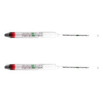 2pcs Fish Tank Accurate Hydrometer Salt Water Salinity Meter Salinimeter Glass Floating Areometer