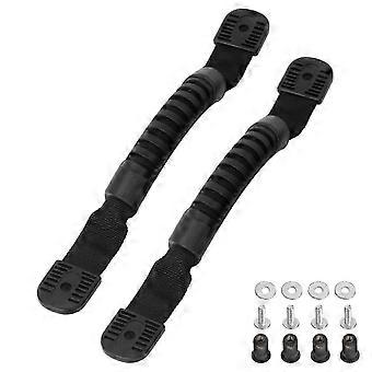 Kayak Carry Handle Replacement Set, 2-Piece Ergonomic Nylon Plastic Handle for Kayak, Boat, Canoe, Luggage - 28cm, Hardware Included