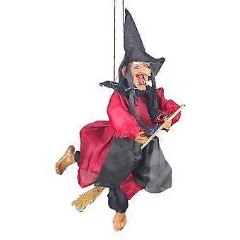 Halloween Hangende Heks Prop Speelgoed Spraakgestuurde Inductie Spook Decoratie