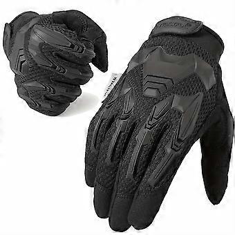 WTACTFUL Rubber Guard Full Finger Gloves - Guanti per softair, paintball, ciclismo, moto, MTB, motocicletta, guida e lavoro - Uomo e donna