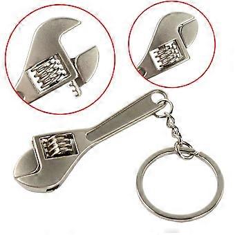 Mini llavero llavero coche portátil metal ajustable universal llave inglesa para bicicleta motocicleta coche herramientas de reparación de hombres regalo especial