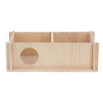 Haustiernest aus Holz, Unterschlupf für Hamster, 2 Stück, verschiedene Farben