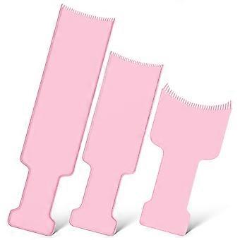 3 stuks Balayage-borden die Kam Balayage Haarverfset Markeren Kit Haarverf Tools