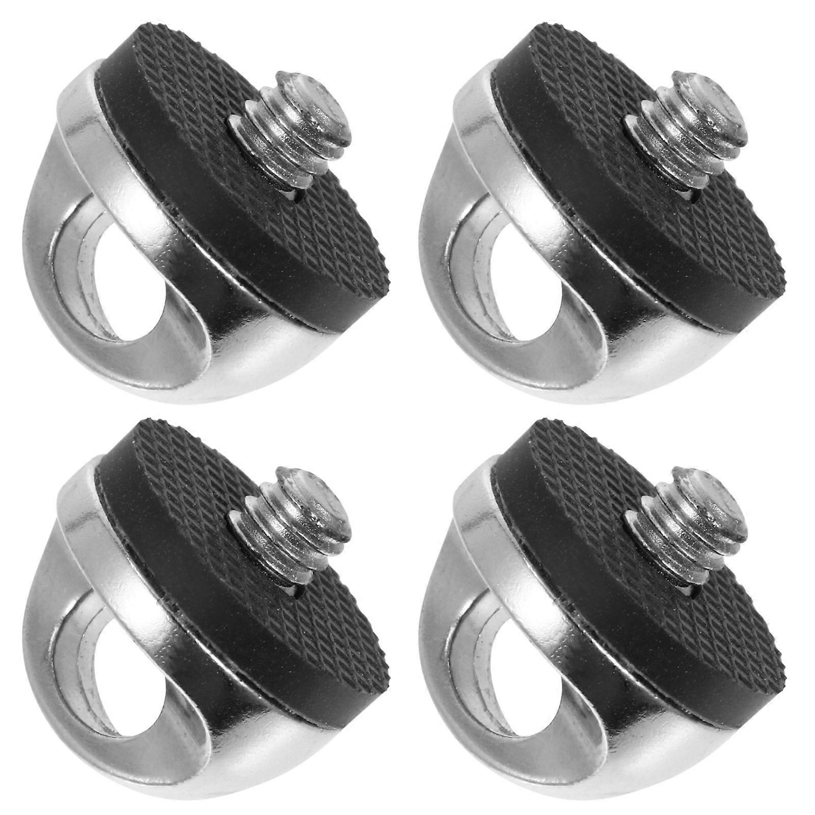 4PCS Camera Neck Strap Screw Holder 1/4 inch Quick Release Strap Fixing Screw
