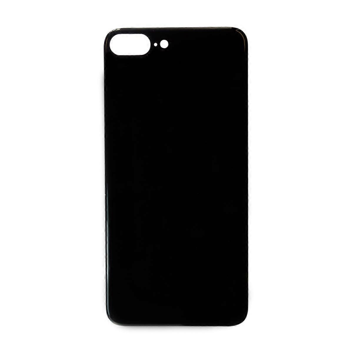 Glass Back For iPhone 8 Plus Plain in Black