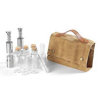 12Pcs Mini Condiment Bottle Condiment Container Set Outdoor Seasoning Bottles Sets Camping Picnics Fishing Barbecue Drop