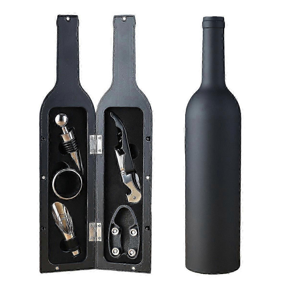 5PCS Wine Accessories Gift - Wine Bottle Corkscrew Opener Kit