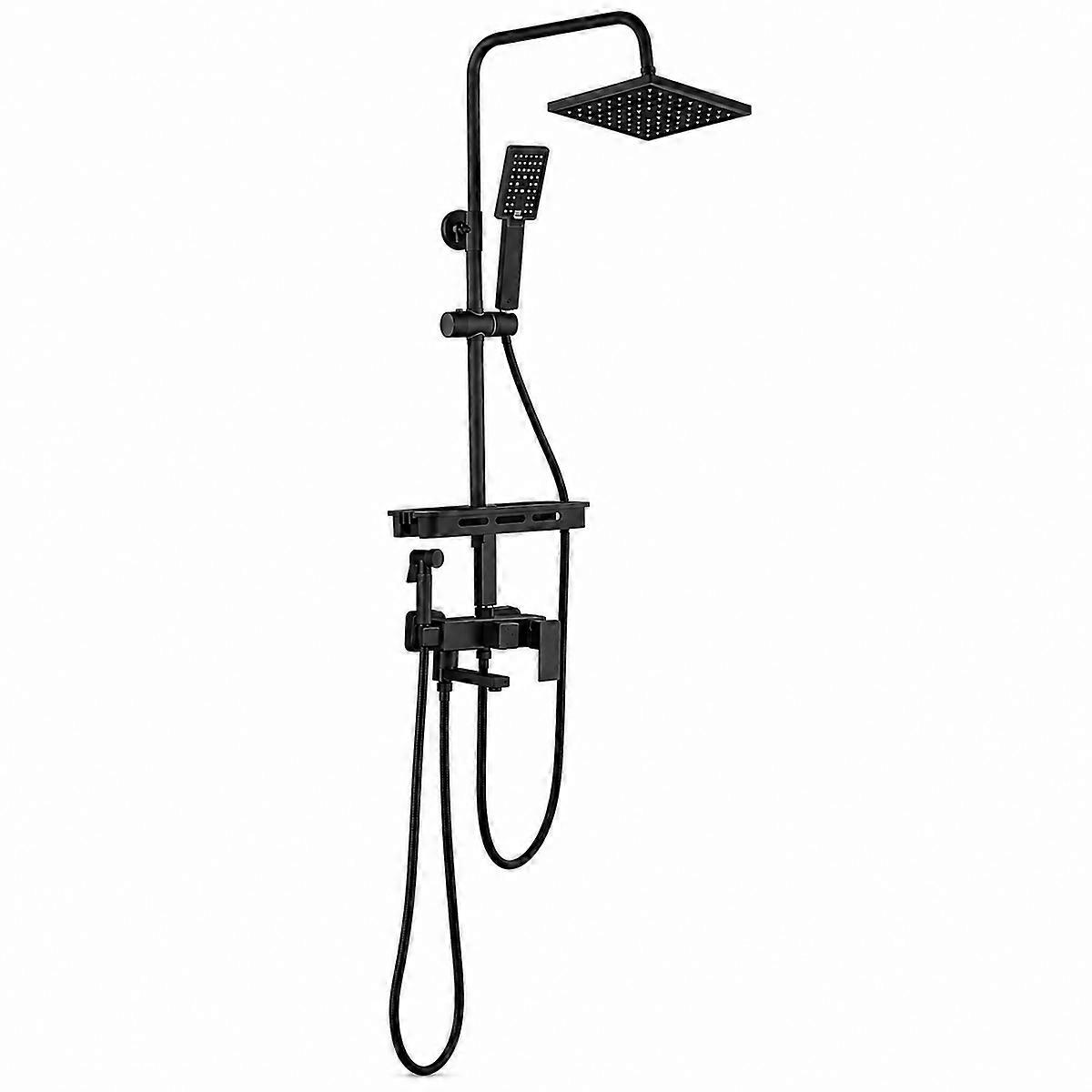 4 Function Shower Column Panel for Bathroom Rainfall Handheld Set