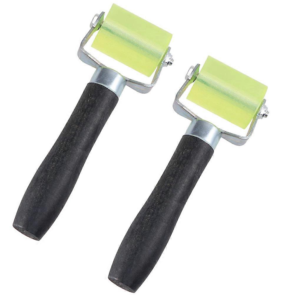 2pcs Wallpaper Rollers Wallpaper Application Rollers Reusable Wallpaper Smoothing Seam Rollers
