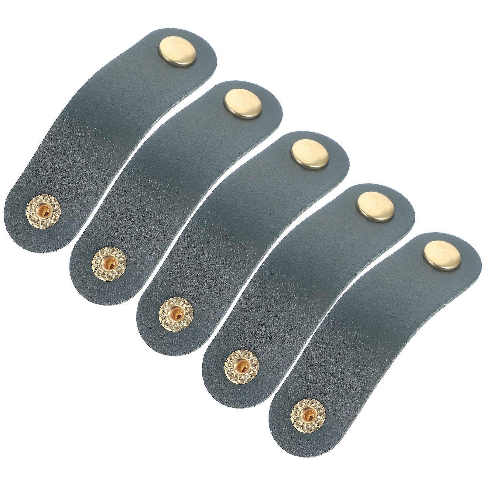 5pcs Cable Organizer Cable Winder Computer Cable Tie Strap Cord Fixing Strap