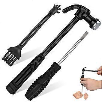 2 Sets of Digging Tools Excavation Toy Small Digging Brush Chisel Hammer Learning Toy Tools