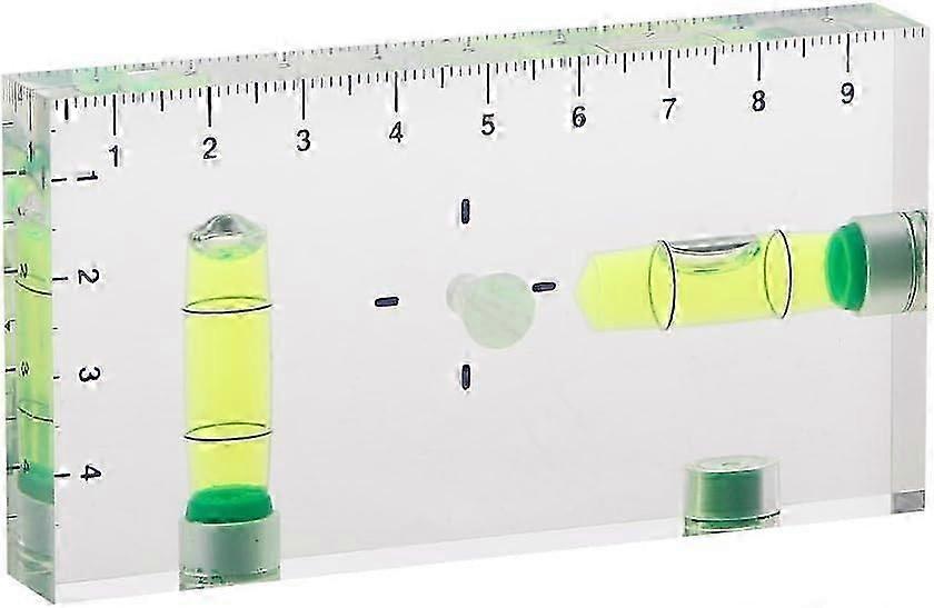 High Precision Transparent Two Direction Magnetic Level Bubble Mini Level