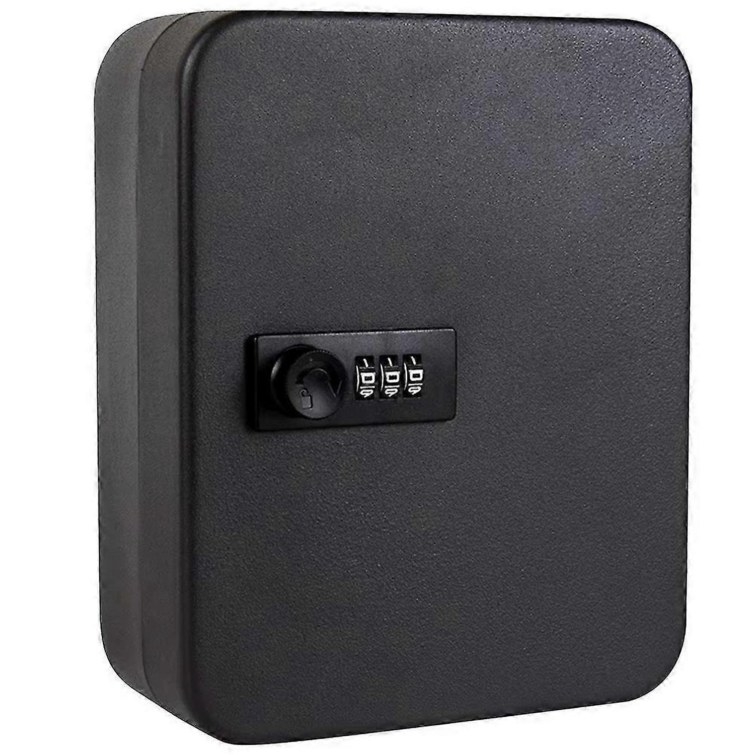 Combination Key Cabinet 36 Key Hooks Key Box Wall Mounted Code Lock Locking Key Organizer Key Cabinet Security Lock Box