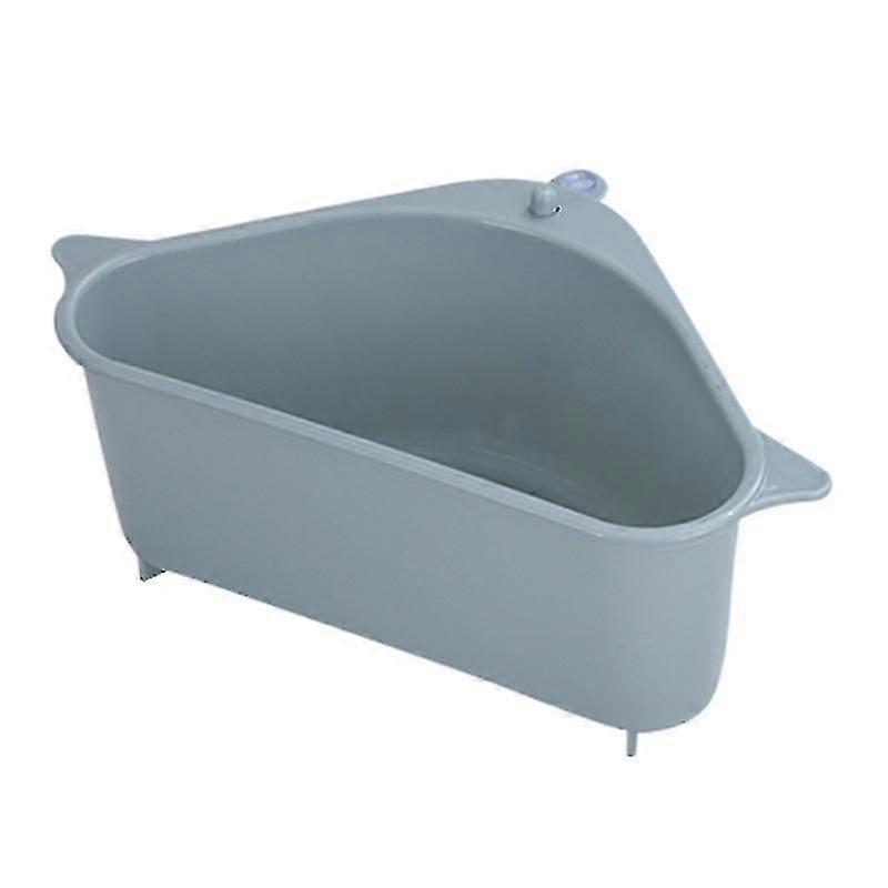Triangle Kitchen Sink Storage Holder, PP Material, Quick Draining, Strong Suction Cup, for Small Tools