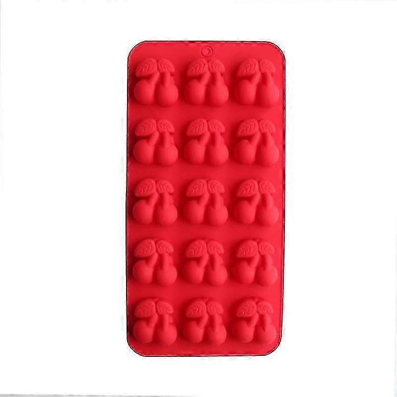 15 Hole Cherry Shape Silicone Mold