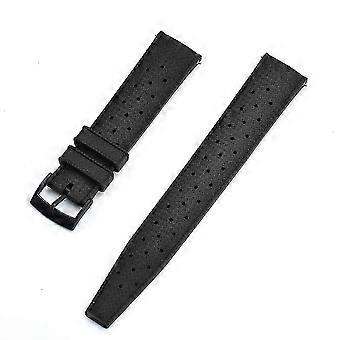 Tropical Fluoro Rubber Watch Strap 20mm Remplacement pour Seiko Srp777j1 Bracelet étanche Plongée Bracelet étanche Bracelet 22mm Pour Homme-bleu Noir