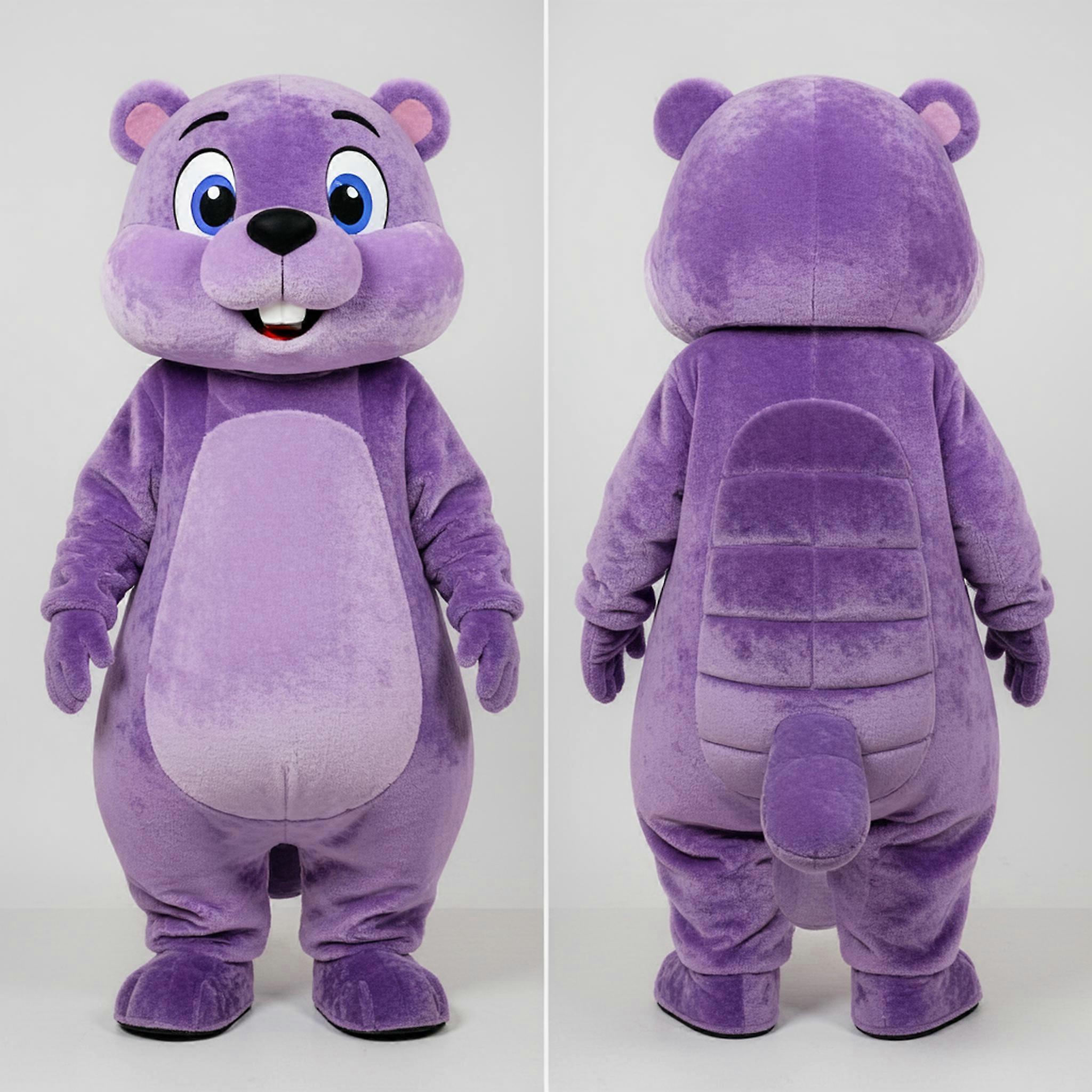 MASTICOT Lavender Soft Beaver Mascot
