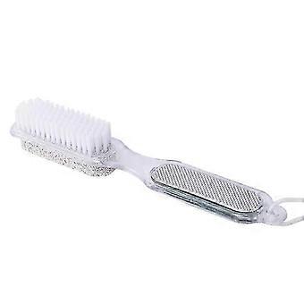 Badezimmer Produkt Multifunktion 4 in 1 Pediküre Schleifwerkzeug Fuß Bimsstein Tote Haut Entferner Bürste