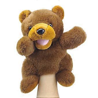 Hand Puppets Bear Puppet,10' Animal Hand Puppets for Kids with Movable Mouth-2025
