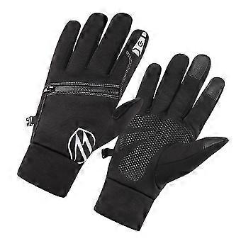 Winddichte touchscreen handschoenen voor mannen en vrouwen, 1 paar, zwart
