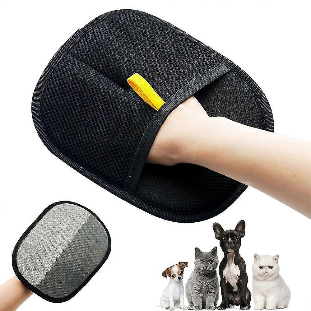 2Pcs Pet Electrostatic Hair Removal Gloves Reusable Grooming Tools