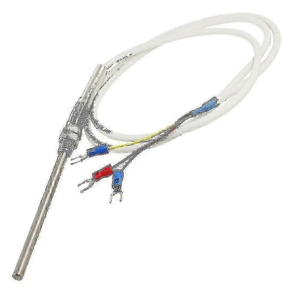 Pt100 Temperature Control Thermocouple Probe Sensor 1m 3.3ft