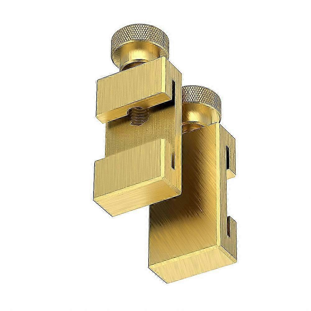 Brass Stop Block With 300mm Ruler