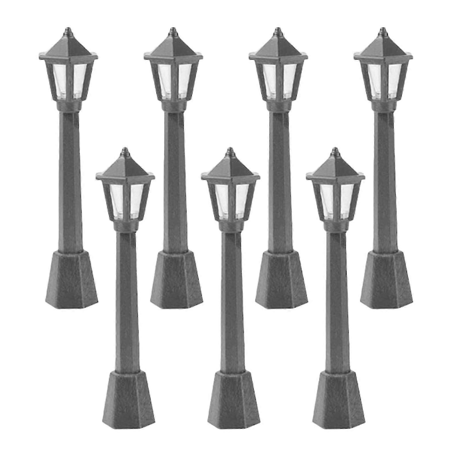 Mini Black Resin Lamp Models 7Pcs