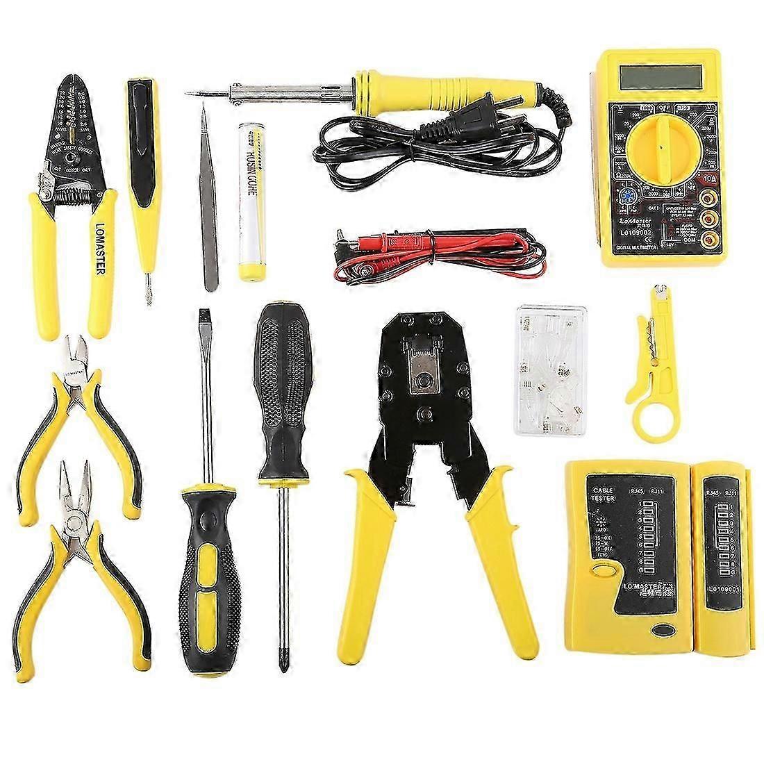 14-in-1 Professional Telecommunications Kit for Network Maintenance Work