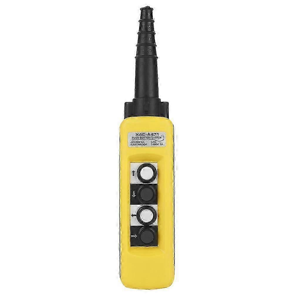 XAC - A471 Crane Chain Hoist with 4 - Button Push Button Switch Lifting Pendant Controller