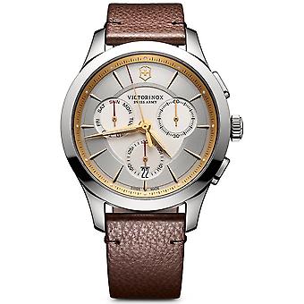 Victorinox alliance Swiss Quartz Analog Man Watch with Cowhide Bracelet V241750
