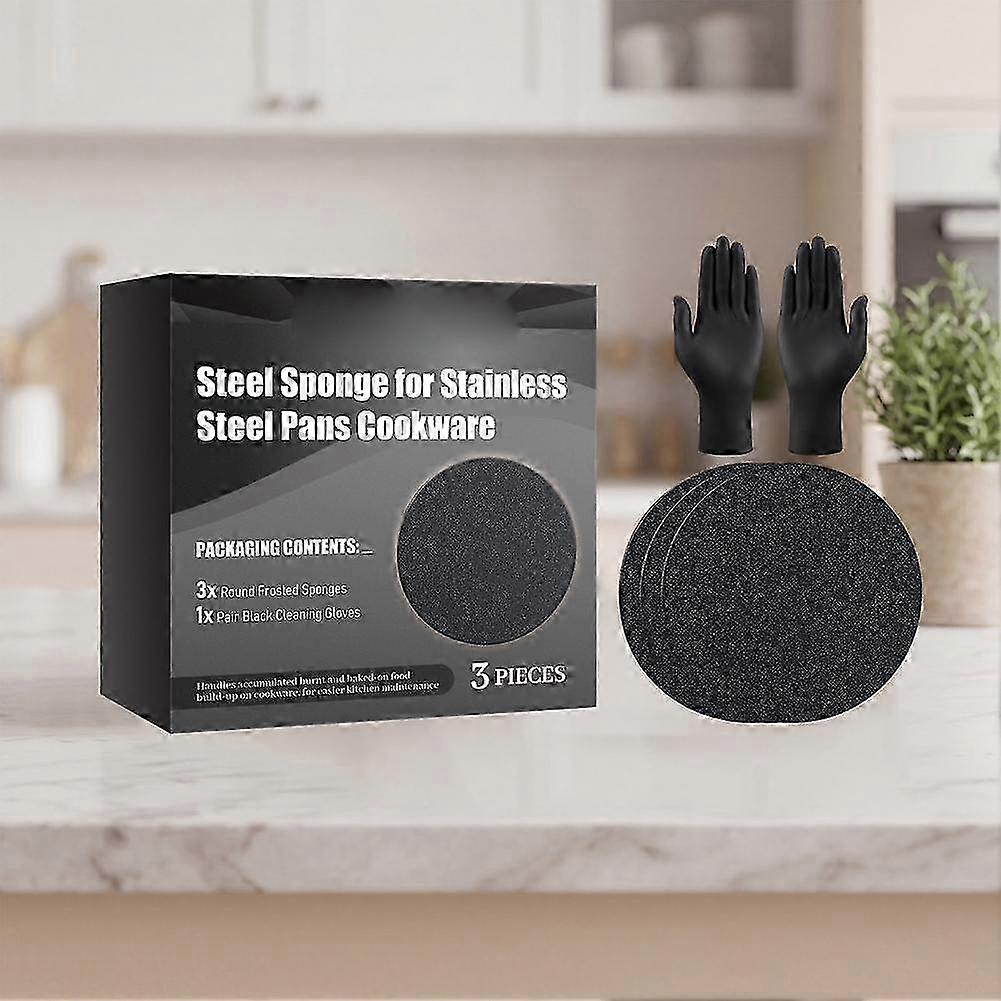 Stainless Steel Cleaning Kit 3-Pack