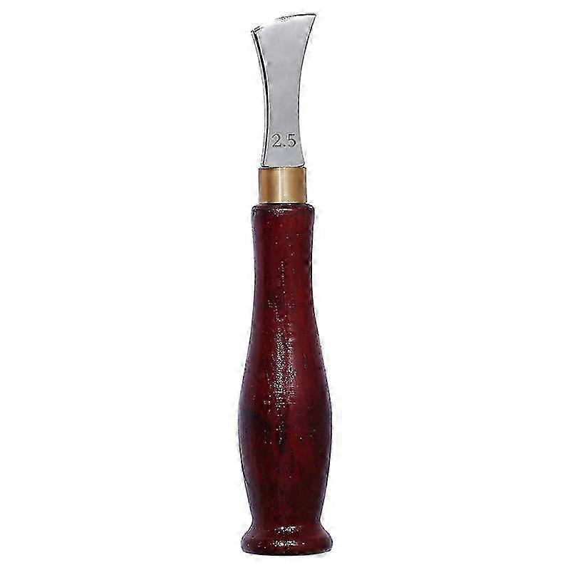 Rustproof Curved Leather Shallow Slot Tool