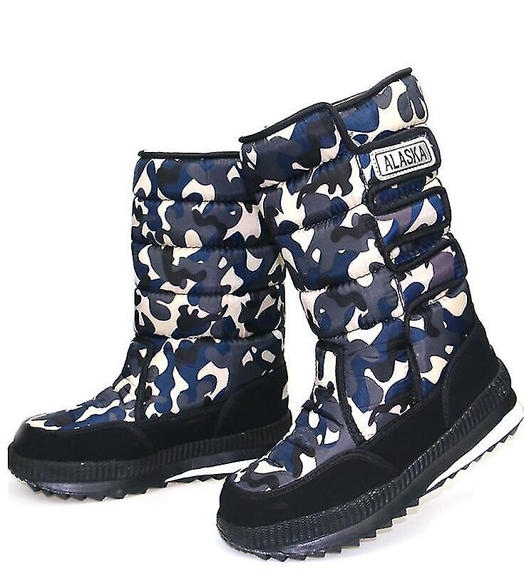 Blustar Doposci Uomo Stivali Neve Donna Dopo Sci Pelliccia Impermeabili Made Italy (Numeric_41