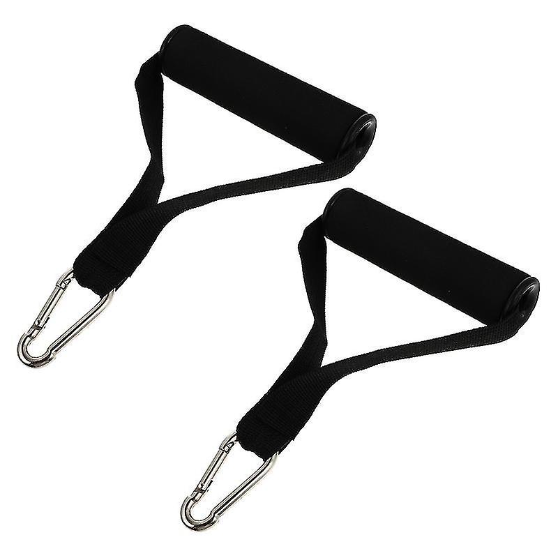 22X13.5x3.5cm Black Push Up & Pull Up Bars 2pcs Muscle Training Fitness Handle Foams Pulling Down Ha