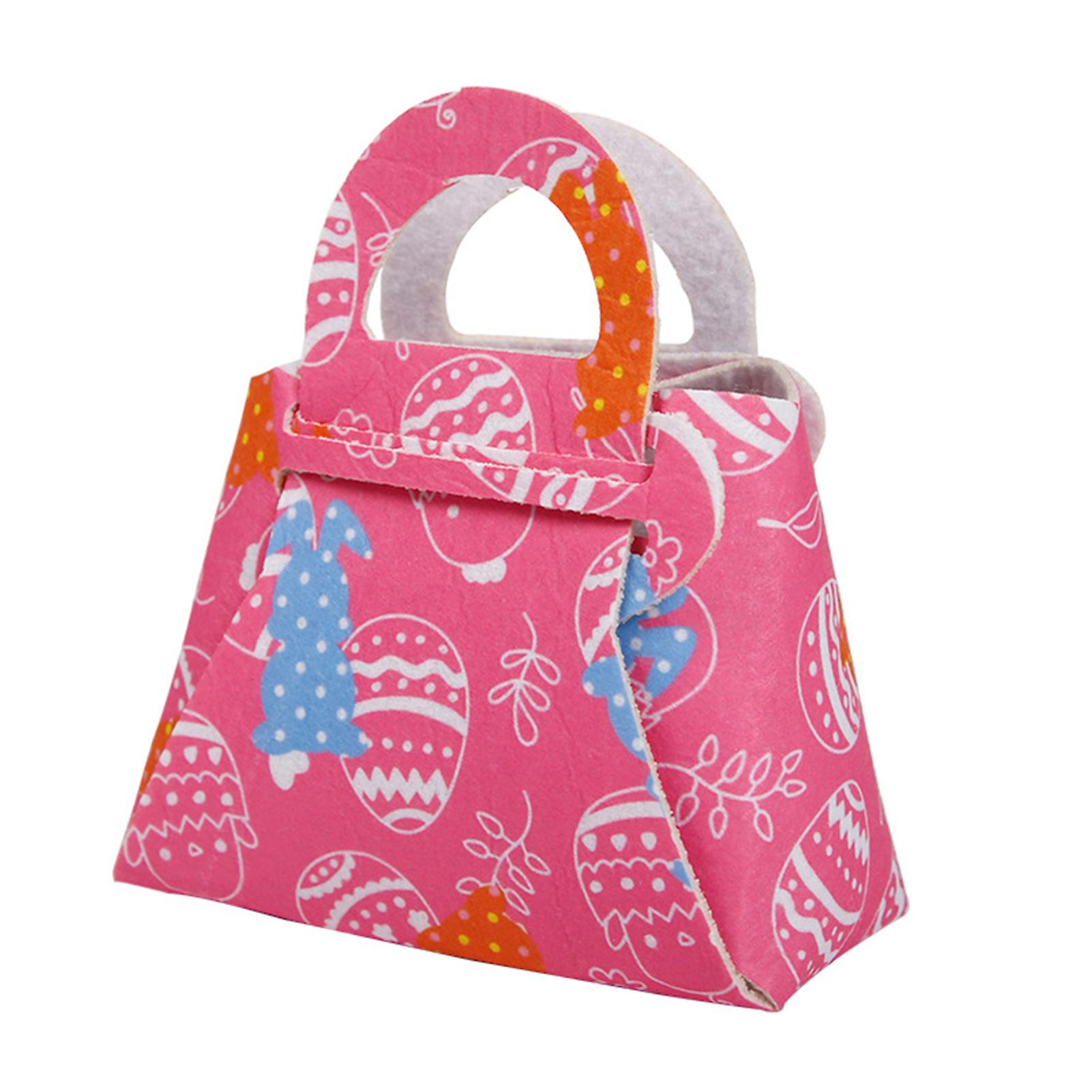 Easter Day Rectangle Candy Pouches With Classic Easter Elements Printed For Parties Birthdays And Other Occasions