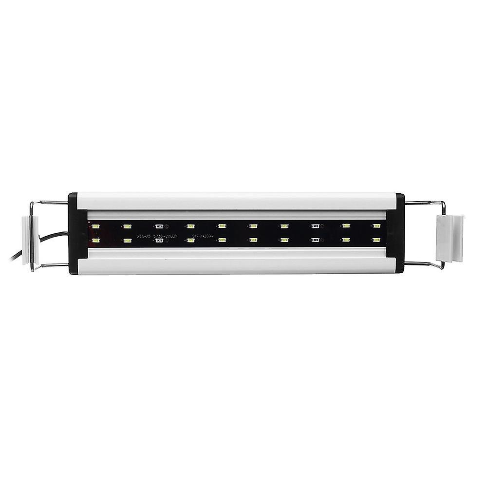 6W 20 LED قابل للتعديل حوض السمك خزان السمك لوحة الإضاءة - مصباح أزرق وأبيض, الألومنيوم