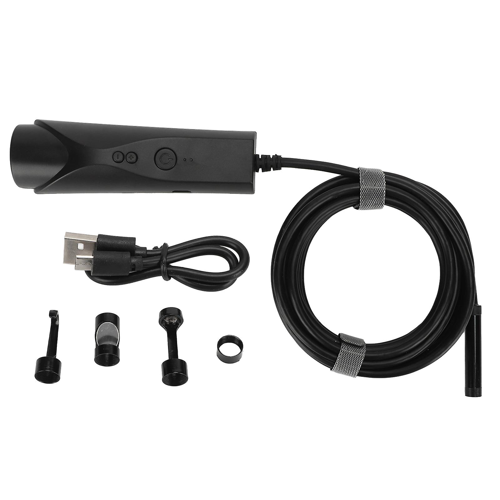 WiFi Borescope 8mm Camera HD 1080P IP67 Waterproof Wireless Endoscope Inspection Camera with 6 LEDs for Android for IOS
