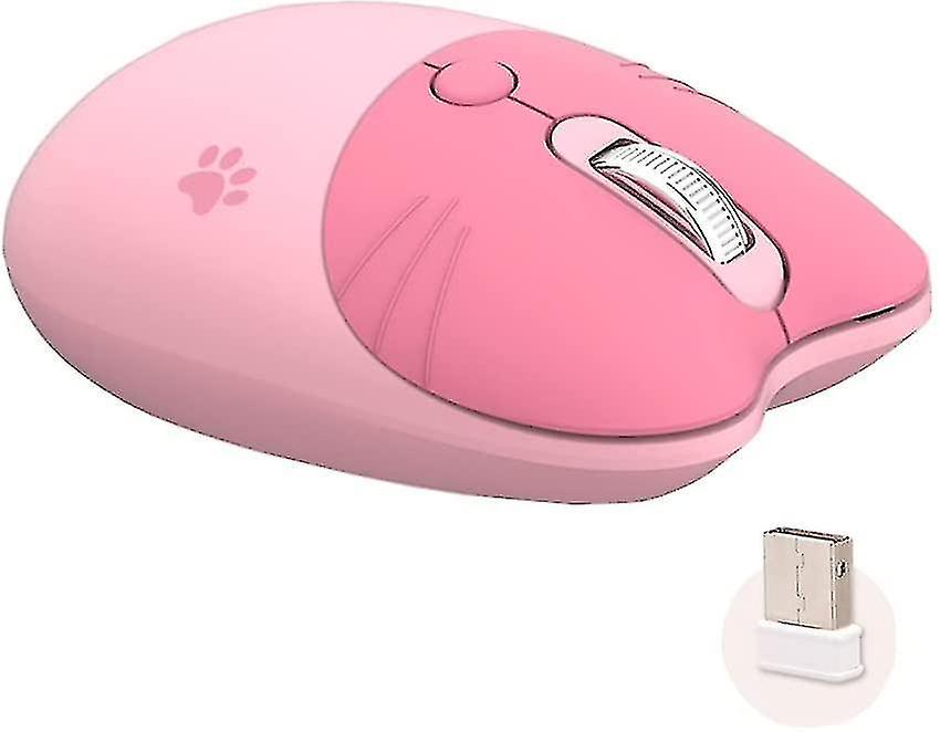 Cute Wireless Mouse 2.4g Cartoon Silent Mouse For Girls And Kids