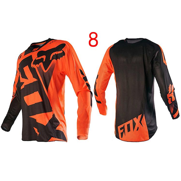 قسط طويل الأكمام على الطرق الوعرة دراجة نارية ركوب قميص للرجال - عالية الجودة ، مريحة ، الرطوبة فتل ، تنفس ، العضلات الداعمة ، دائم ، SK