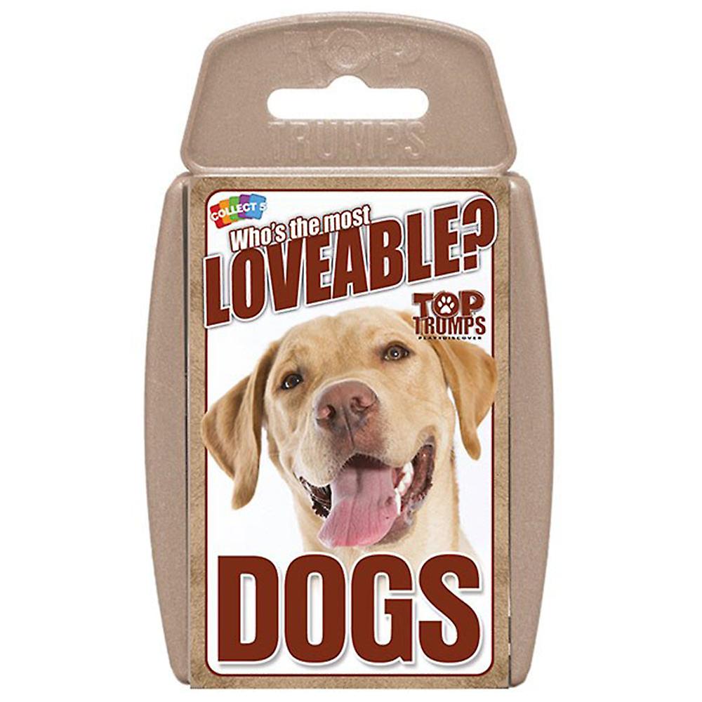 Winning Moves Top Trumps Classic Dogs 2021 Refresh Card Game Ages 3+ and Up
