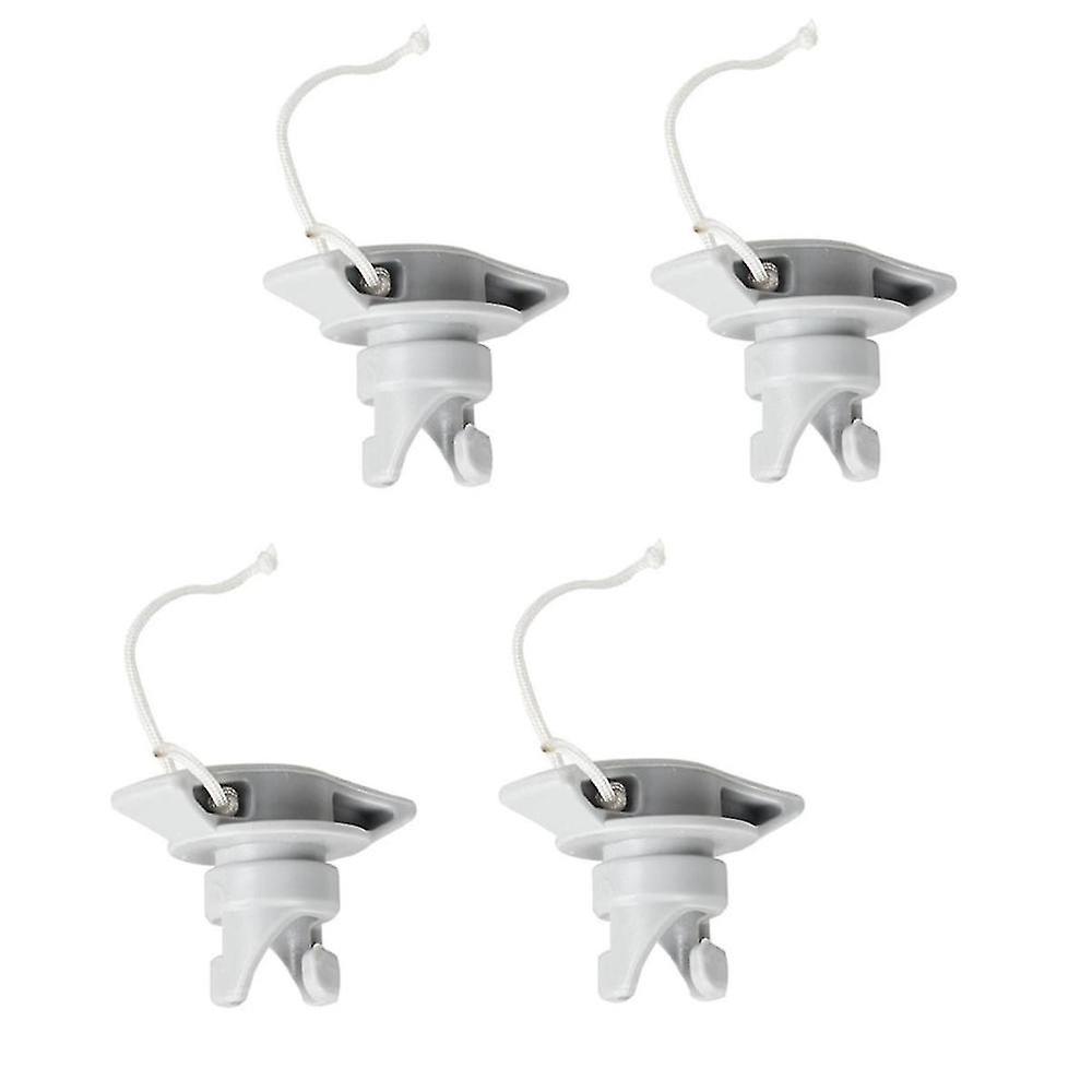 4pcs Inflatable Raft Valves Lids Cap Dinghy Valves Plug Boat Accessories