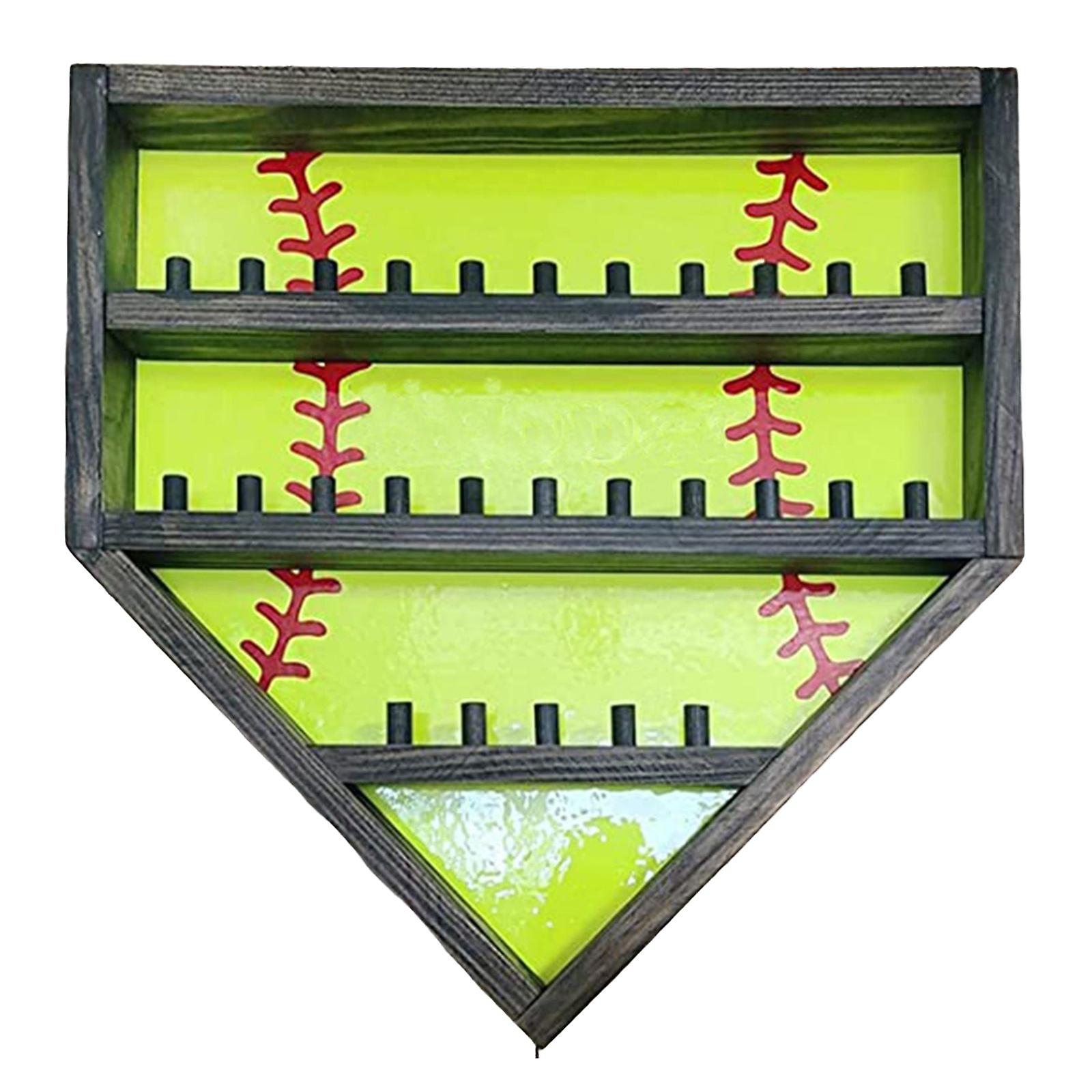 Printed Patterns Baseball Display Case Wear-resistant Durable Baseball Holder For Storing Baseballs And Softballs
