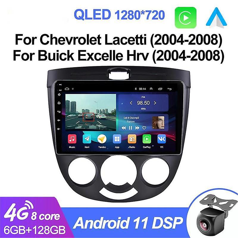 Car Radio Multimedia player 2 din Android 11 8 CORE DSP For Chevrolet Lacetti J200 BUICK Excelle Hrv